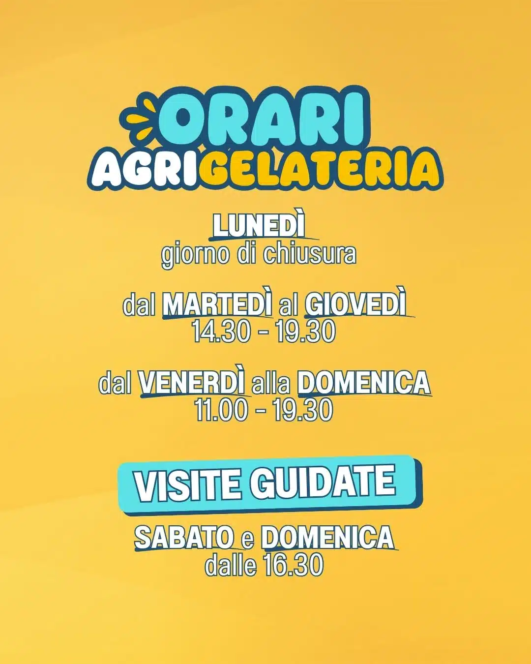 orari 2025 agrigelateria cascina sant'anna cavallermaggiore gelato artigianale